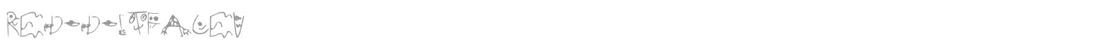 Reddit Face font preview